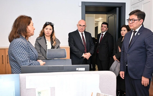 Qırğızıstan həmkarlar ittifaqlarının nümayəndələri Azərbaycan təcrübəsini öyrənmək üçün AHİK-də olublar