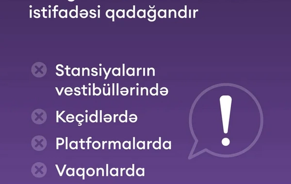 Bakı metrosunda yeni QADAĞA