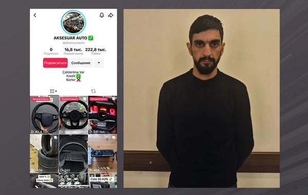 TikTokda saxta elanlar vasitəsilə dələduzluq - Saxlanılan var