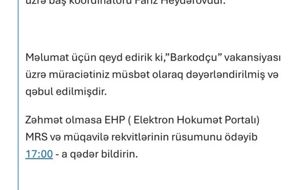 AEM vətəndaşları aldatmağa yönəlmiş saxta məlumatlar barədə xəbərdarlıq yayıb