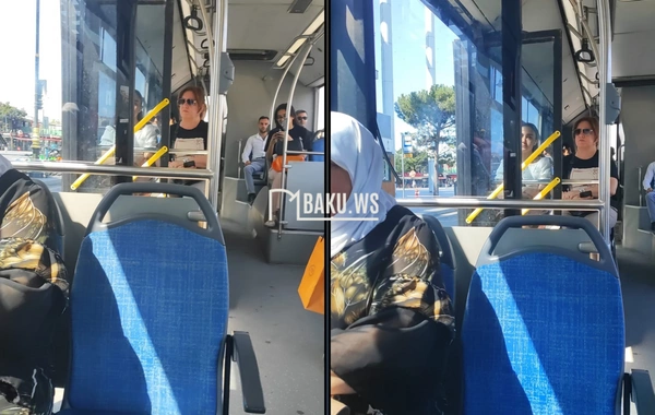 Dangerous ride: a bus in Baku was driving with open doors