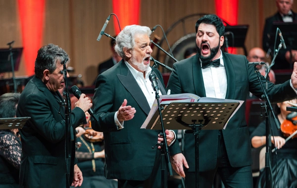 Placido Domingo performed at the Heydar Aliyev Center