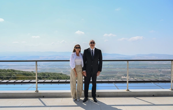 İlham Əliyev Şamaxıda "Meysari Grand Hotel & SPA" kompleksinin açılışını edib