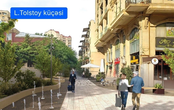 Xaqani bağı və Fəvvarələr meydanından Qış parkına və Mərkəzi parka iki piyada marşrutu formalaşdırılır