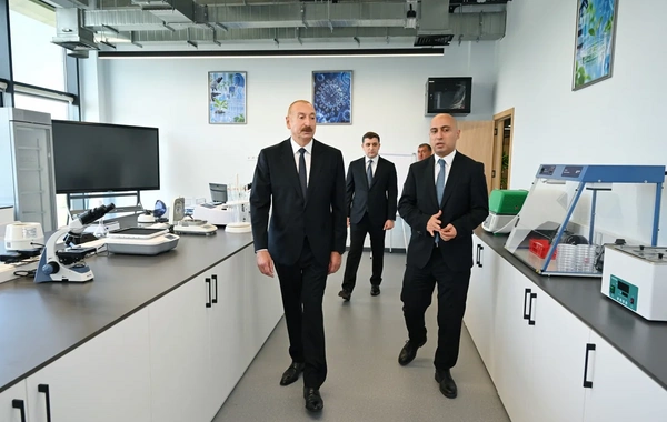 İlham Əliyev "SABAH.city" innovasiya şəhərciyinin birinci mərhələsinin açılışında iştirak edib
