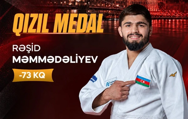 Azerbaijani judoka defeated Narek Vardanyan and won gold