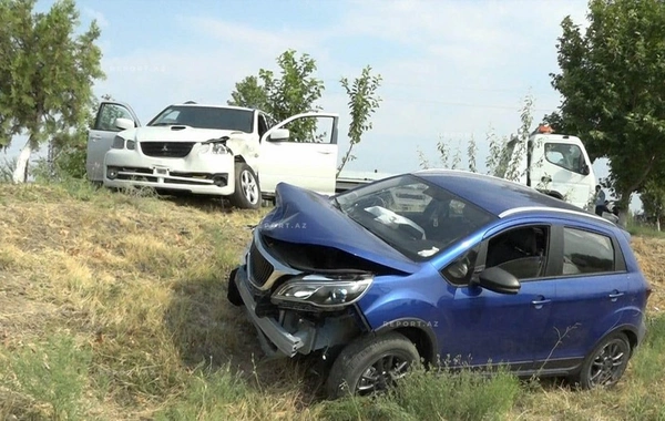 Naxçıvanda iki avtomobil toqquşub, dörd nəfər xəsarət alıb