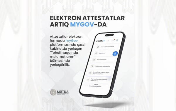 300 min məzunun attestatı elektron formada hazırlanıb