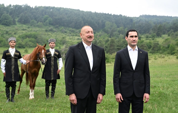 Türkmənistan Prezidentinə Qarabağ atı hədiyyə edilib