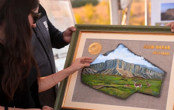 Leyla Əliyeva və Arzu Əliyeva Qaxda Axar-Baxar Milli Parkının açılış mərasimində iştirak ediblər Leyla Əliyeva və Arzu Əliyeva Qaxda Axar-Baxar Milli Parkının açılış mərasimində iştirak ediblər