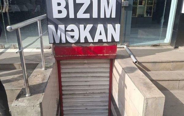 Bakıda kafedə iyrənc mənzərə - "Bizim Məkan"da...