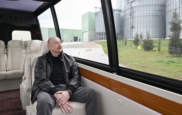 Prezident İlham Əliyev Şamaxıda "Şirvan Aqro" heyvandarlıq kompleksinin açılışında iştirak edib