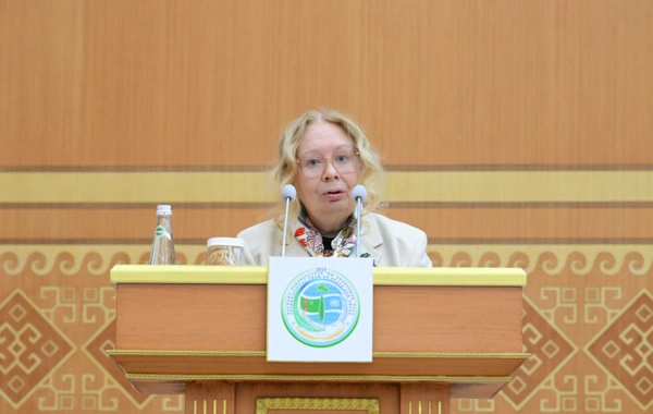 Leyla Əliyeva Türkmənistanda beynəlxalq konfransda iştirak edib