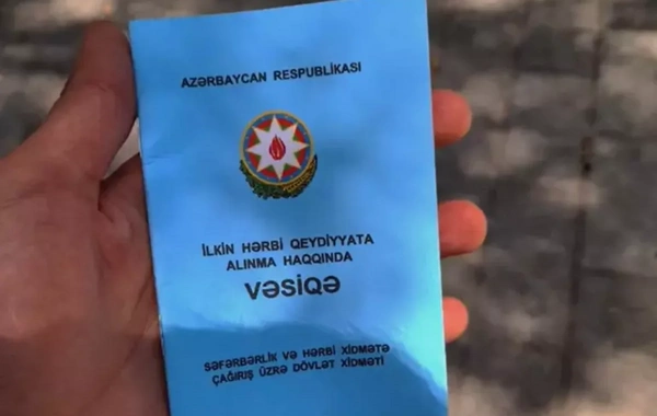 Azərbaycanın kişi cinsli vətəndaşlarının ilkin hərbi qeydiyyata alınması qaydası təsdiqlənib