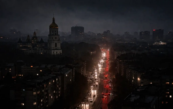 Kiyev qaranlıqda qalıb