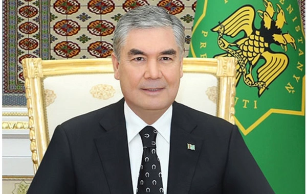 Qurbanqulu Berdiməhəmmədov Azərbaycan Prezidentini təbrik edib