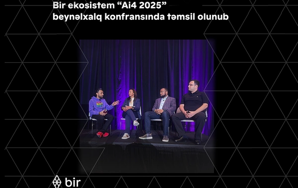 Bir ekosistem Ai4 2025 beynəlxalq konfransında təmsil olunub