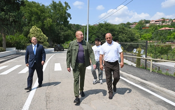 Prezident İlham Əliyev Xocavənd rayonunun Quzeyxırman kəndində olub