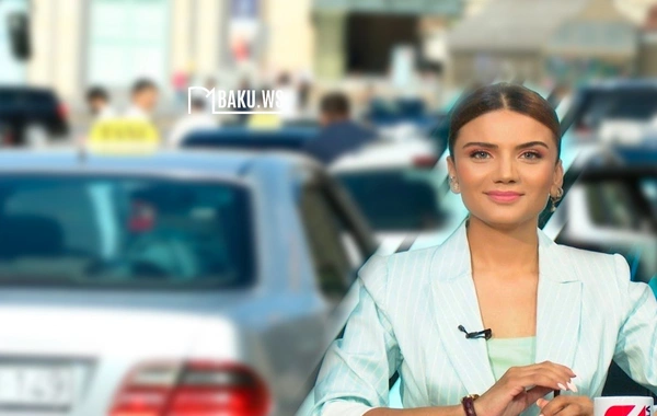 8 noyabr prospektində xanım sürücü ilə taksi sürücüsü arasında GƏRGİNLİK - Üzr istədi