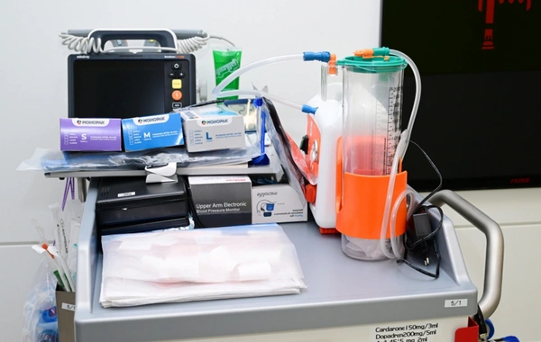 Leyla Əliyeva Liv Bona Dea Hospitalında Sümük iliyi nəqli mərkəzinin açılışında iştirak edib