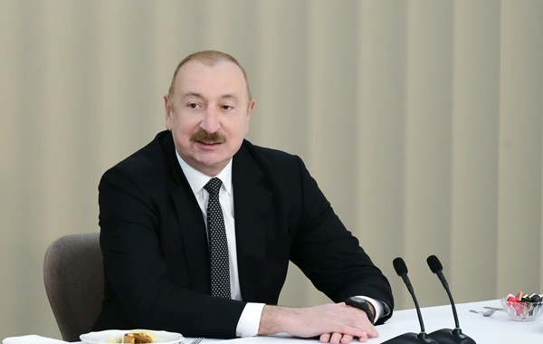 Президент Ильхам Алиев принял участие в открытии 2-го жилого комплекса в Агдаме