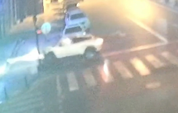 Bakıda sürücü sərxoş vəziyyətdə qəza törətdi - ANBAAN VİDEO