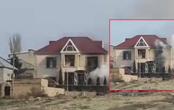 Masazırda evdə yanğın baş verib