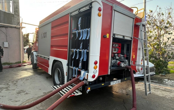 Bakıda evdə YANĞIN