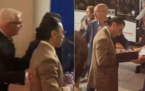 Nusret Gökçeni bu tədbirdən qovdular - ANBAAN GÖRÜNTÜ