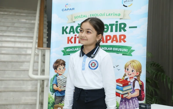 "Kağız gətir - kitab apar" sosial-ekoloji layihəsinə start verildi