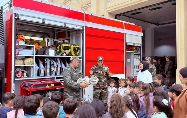 FHN-in Dövlət Yanğından Mühafizə Xidməti növbəti açıq qapı günü tədbirləri keçirib