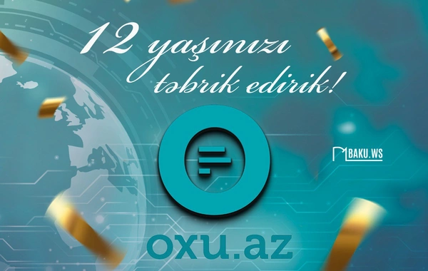 Oxu.Az xəbər saytı 12 yaşını qeyd edir