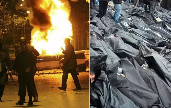 İranda etirazlar 25 gündür davam edir: ölənlərin sayı 4 519-a çatıb