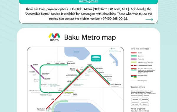 Bakı metrosu WUF13 iştirakçılarına müraciət edib