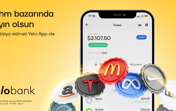 İnvestisiya imkanı artıq Yelo App-də!