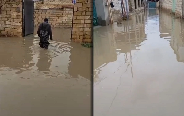 Сильный дождь привел к серьезным последствиям в пригородах Баку