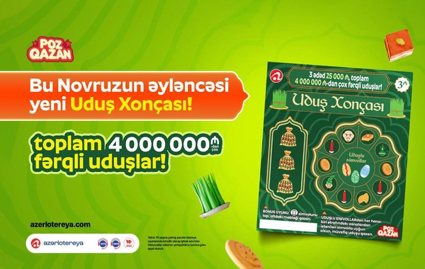 Novruza özəl yeni Uduş xonçası lotereyası satışa çıxıb