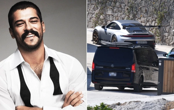 Turkish celebrity couple went on vacation with a collection of luxury cars