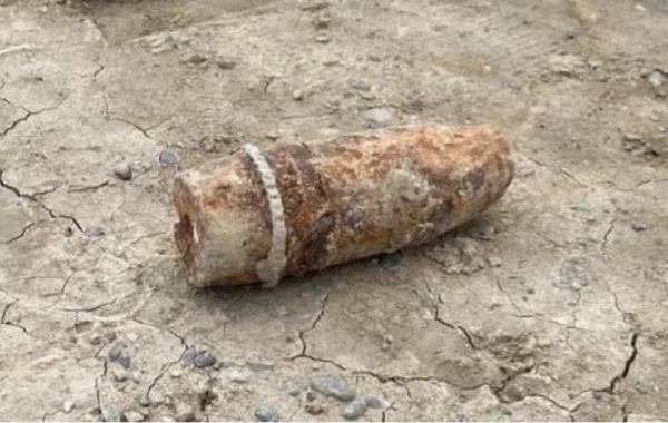 Sumqayıtda partlamamış top mərmisi tapılıb