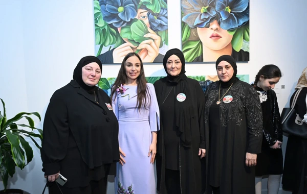 Leyla Aliyeva attended the exhibition "A House with a View of the Landscape"