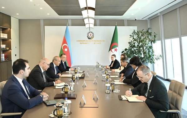 Azərbaycan Əlcəzair ilə qarşılıqlı fəaliyyət perspektivlərini müzakirə edib
