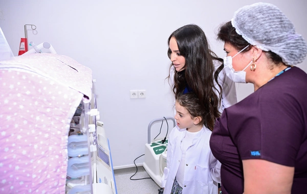 First Vice President Mehriban Aliyeva visited the Research Institute of Pediatrics