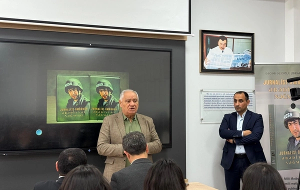 BDU-da şəhid jurnalist Məhərrəm İbrahimova həsr olunmuş kitabın təqdimatı keçirilib
