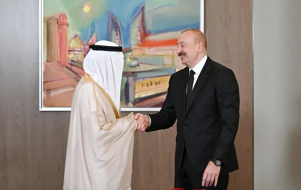 Prezident Ərəb Koordinasiya Qrupuna üzv qurumların rəhbər şəxslərini qəbul edib