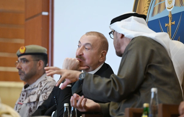 Azərbaycanın və BƏƏ prezidentləri Əbu-Dabidə "Sülh Qalxanı – 2026" birgə əməliyyat-taktiki təlimini izləyiblər