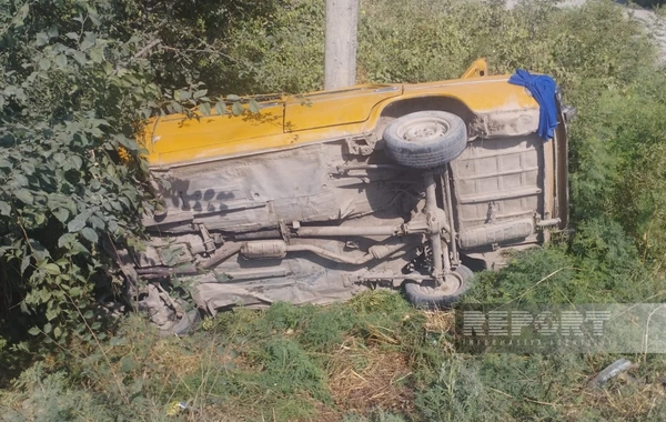 Kürdəmirdə zəncirvari yol qəzası olub, iki nəfər xəsarət alıb