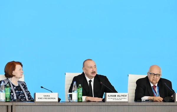İlham Əliyevin XIII Qlobal Bakı Forumunun açılış mərasimindəki çıxışının TAM MƏTNİ