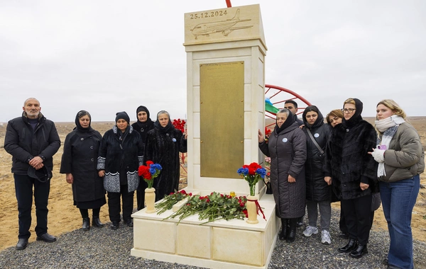 AZAL təyyarəsinin Aktau yaxınlığında qəzaya uğraması ilə bağlı anım tədbiri keçirilib
