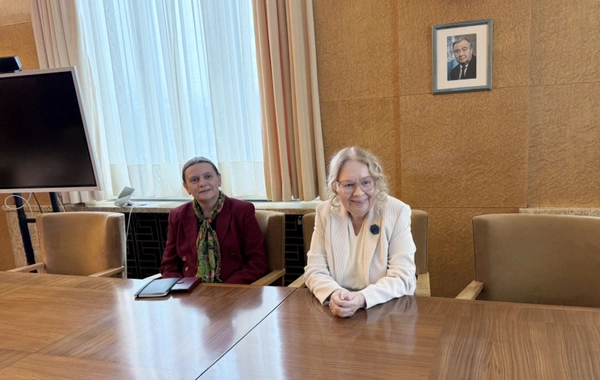 Leyla Əliyeva BMT-nin Cenevrədəki ofisinin baş direktoru ilə görüşüb