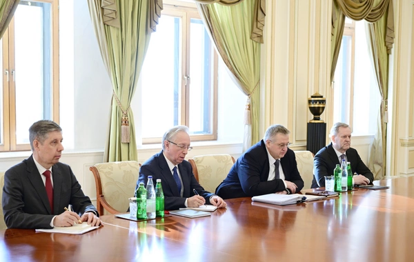 Azərbaycan Prezidenti İlham Əliyev Rusiya Hökuməti Sədrinin müavinini qəbul edib